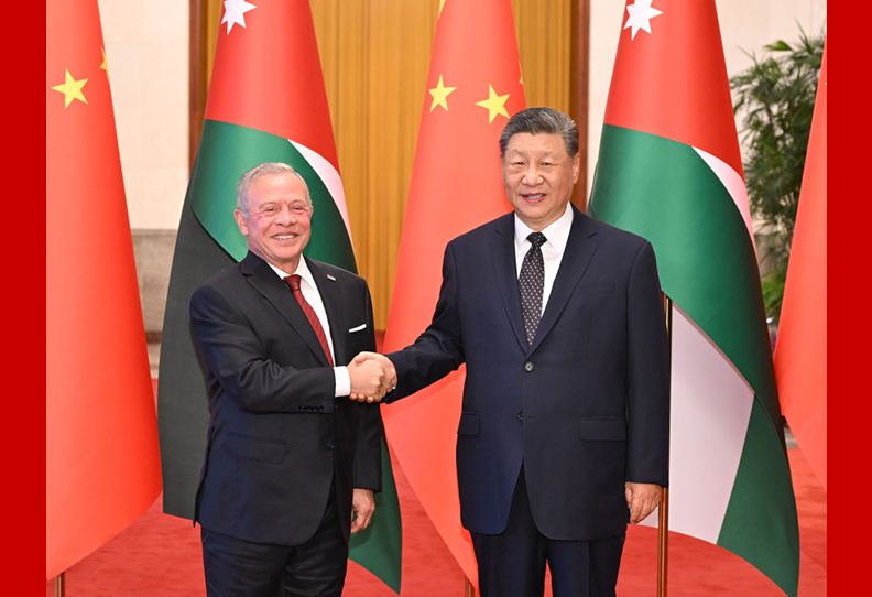 习近平同约旦国王阿卜杜拉二世会谈