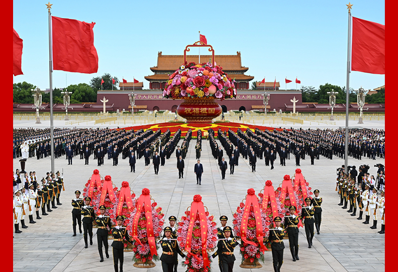 烈士纪念日向人民英雄敬献花篮仪式在京隆重举行 习近平等党和国家领导人出席