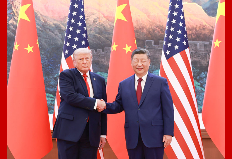 习近平同美国总统特朗普会谈